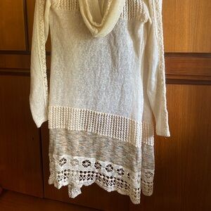 Cream Tan Bohemian Cardigan